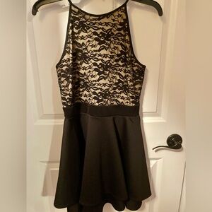 Elegant Black Lace Dress for fancier parties.
